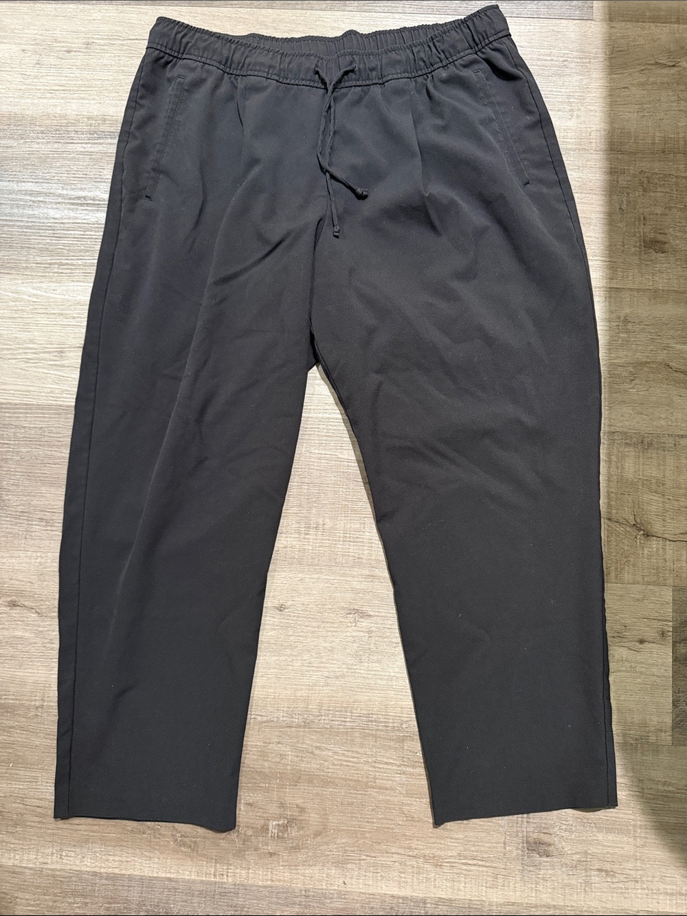 Old Navy Black Pull-On Straight Leg Trousers